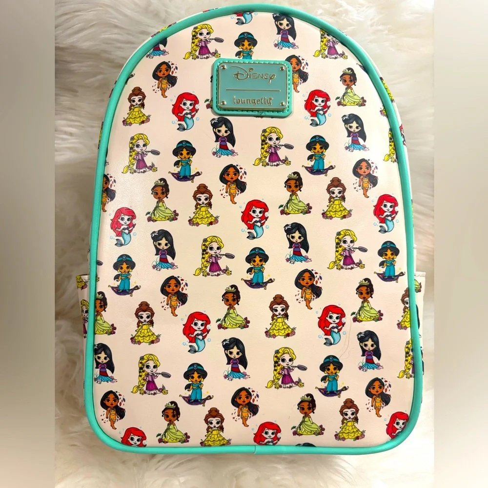 Loungefly Disney Princess Young AOP Backpack NEW
